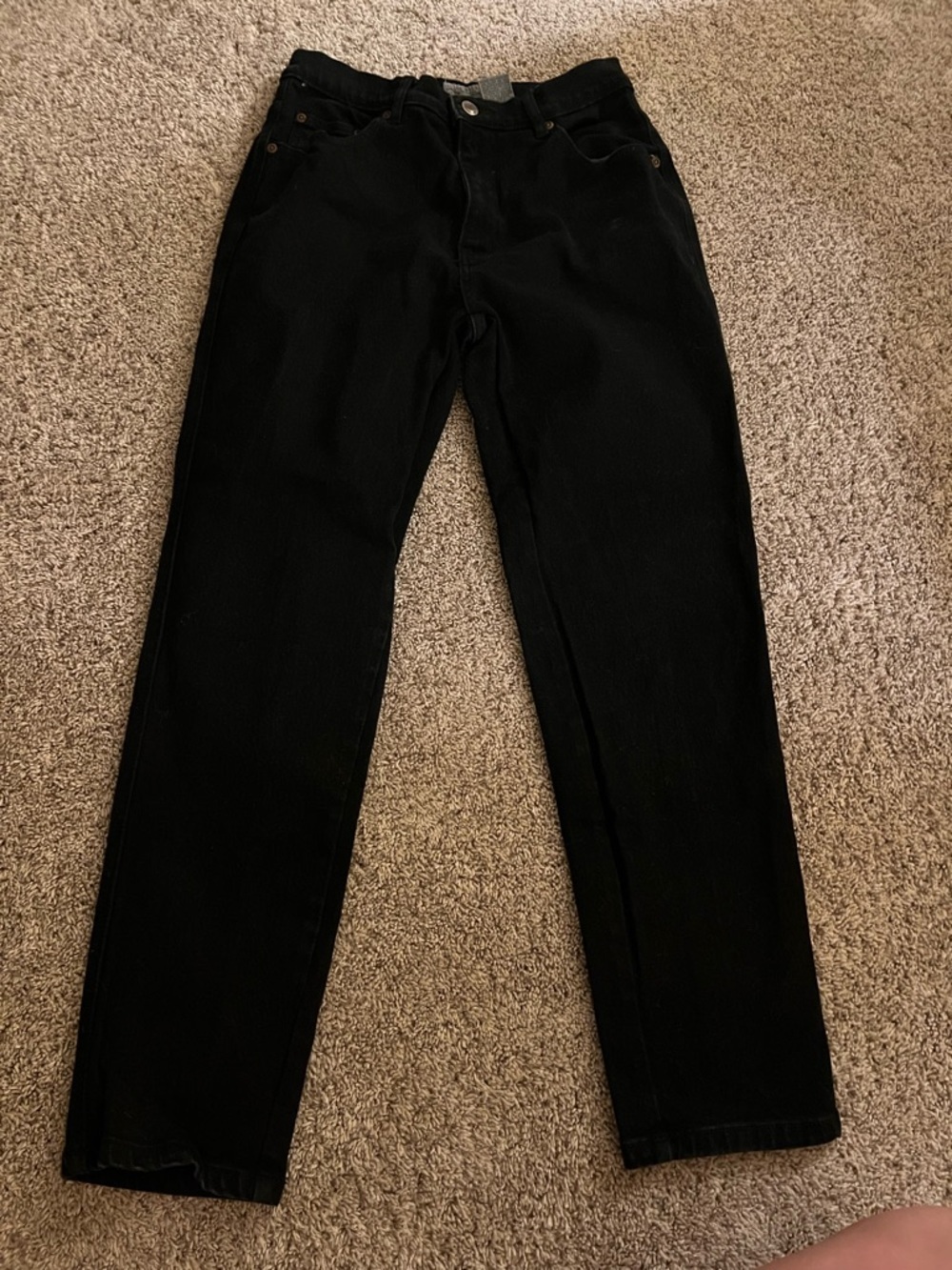 Saint John's Bay Active Black Straight Leg Jeans